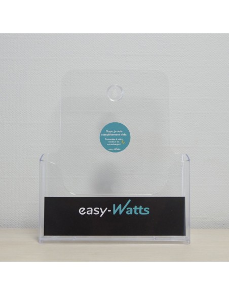 Porte catalogue de comptoir en PVC