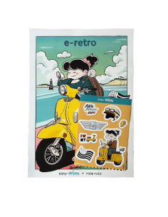 Affiche et planche de stickers