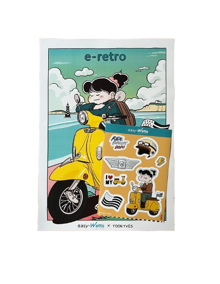 Affiche et planche de stickers