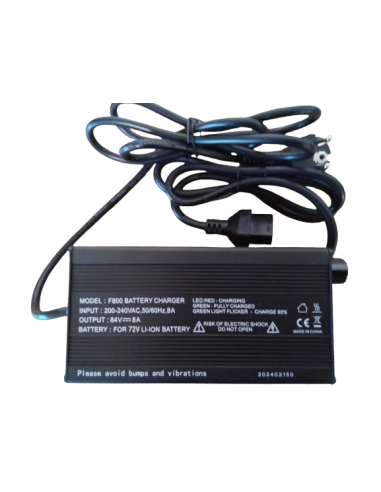Chargeur 72V 8A 2P Trax évolution air F800