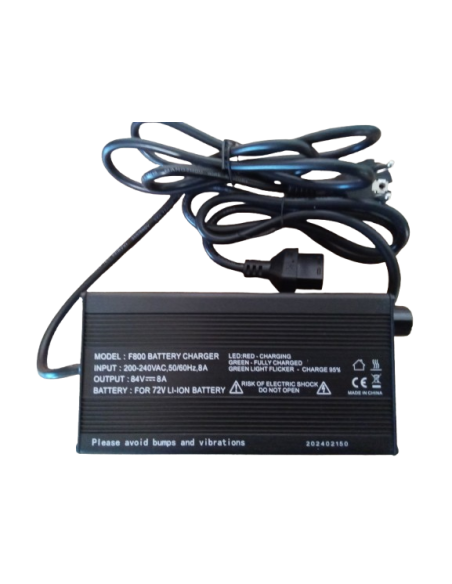 Chargeur 72V 8A 2P Trax évolution air F800