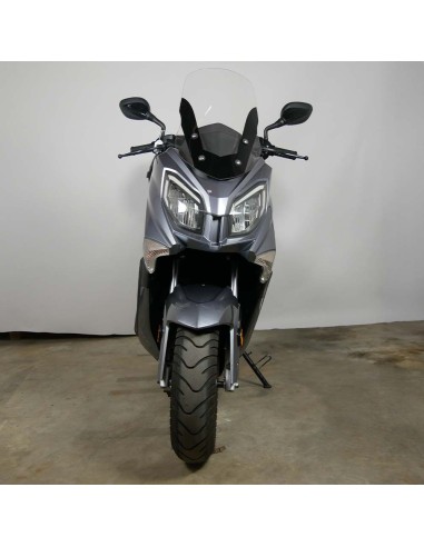 Scooter électrique d'occasion e-trax gris + double top case