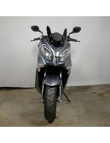 Scooter électrique d'occasion e-trax gris + double top case
