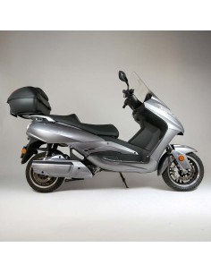 Scooter électrique d'occasion e-jet gris métallisé + top case