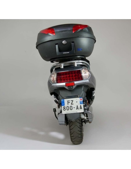 Scooter électrique d'occasion e-jet gris métallisé + top case