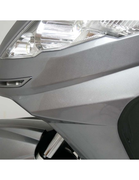 Scooter électrique d'occasion e-jet gris métallisé + top case