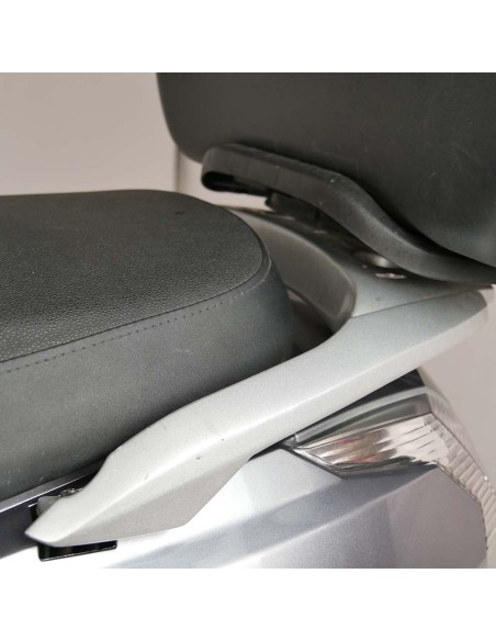Scooter électrique d'occasion e-jet gris métallisé + top case