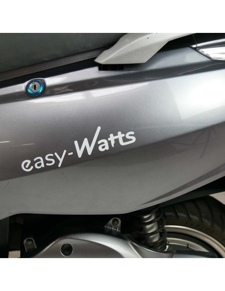 Scooter électrique d'occasion e-jet gris métallisé + top case