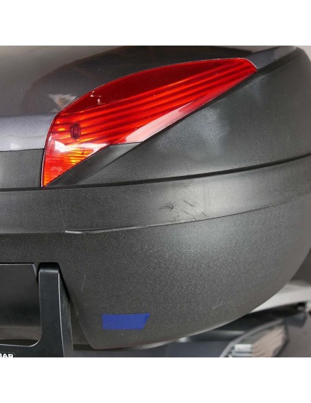 Scooter électrique d'occasion e-jet gris métallisé + top case