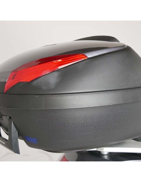Scooter électrique d'occasion e-jet gris métallisé + top case