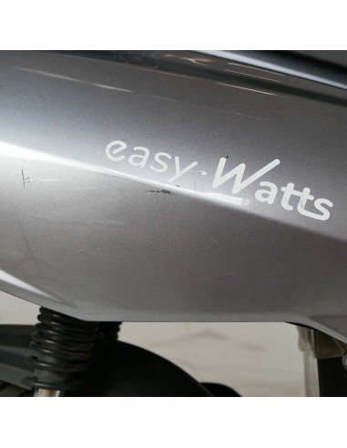 Scooter électrique d'occasion e-jet gris métallisé + top case
