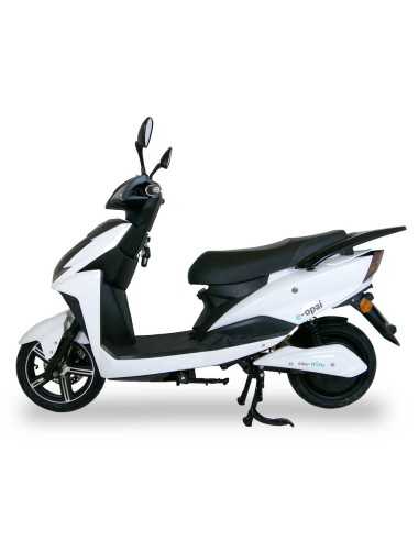 scooter electrique 50 easy-watts e-opai blanc profil gauche