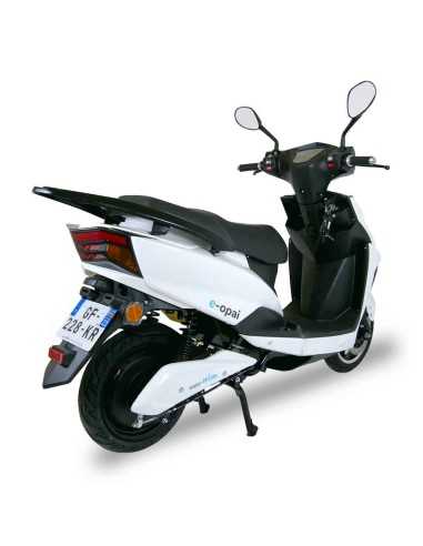 scooter electrique 50 easy-watts e-opai blanc trois quart arriere droit