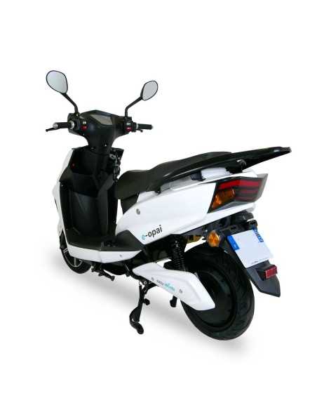 scooter electrique 50 easy-watts e-opai blanc trois quart arriere gauche