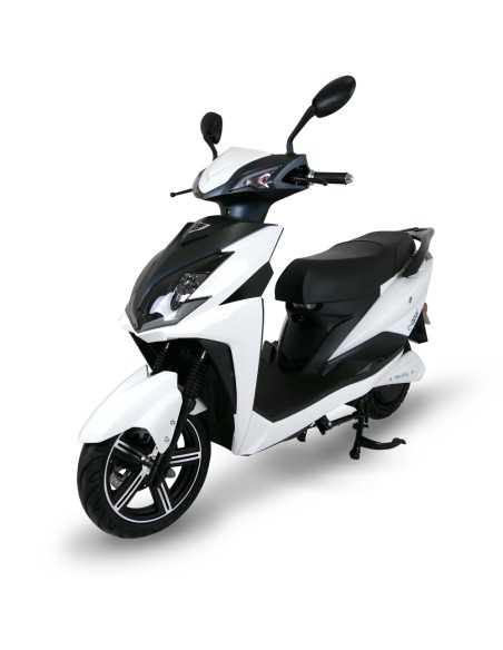 scooter electrique 50 easy-watts e-opai blanc trois quart avant gauche