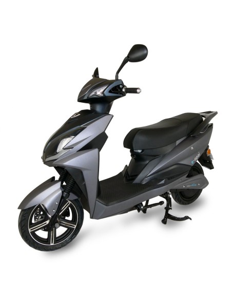 scooter electrique 50 easy-watts e-opai gris trois quart avant gauche