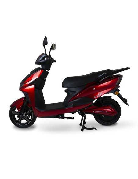 scooter electrique 50 easy-watts e-opai rouge profil gauche