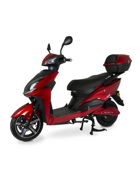 scooter electrique 50 easy-watts e-opai rouge top case