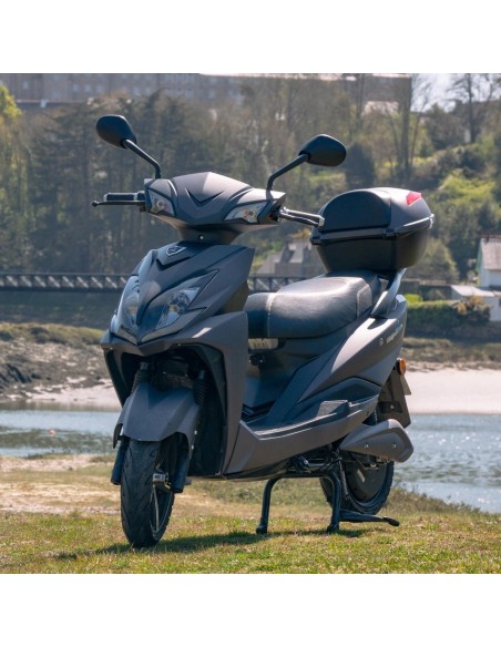 scooter electrique 50 easy-watts e-opai gris bretagne