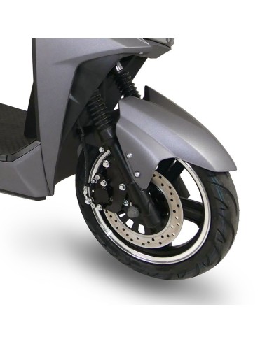 scooter electrique 50 easy-watts e-opai gris frein avant