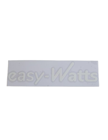 Small White easy-watts sticker