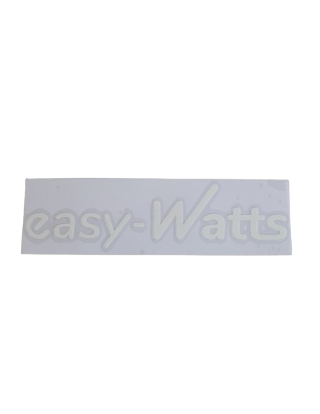 Small White easy-watts sticker