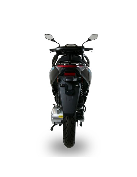 Scooter electrique 125 easy-watts e-coral noir brillant face arrière