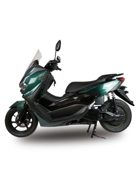 Scooter electrique 125 easy-Watts e-spark vert profil gauche