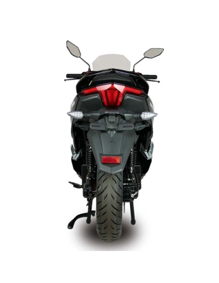 Scooter electrique 125 easy-Watts e-spark vert face arrière