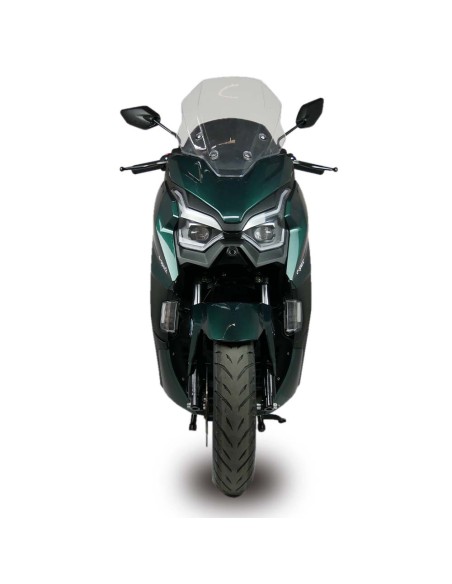 Scooter electrique 125 easy-Watts e-spark vert face avant