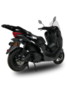Scooter electrique 125 easy-Watts e-spark noir trois quart arrière droit
