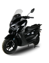 Scooter electrique 125 easy-Watts e-spark noir trois quart avant gauche