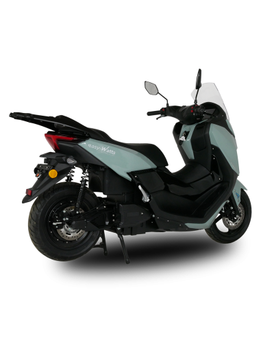 Scooter electrique 125 easy-Watts e-spark gris nardo trois quart arrière droit