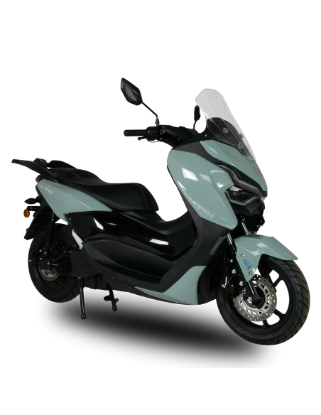Scooter electrique 125 easy-Watts e-spark gris nardo trois quart avant droit