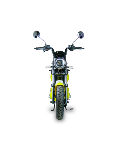 scooter electrique easy-watts e-bonsai jaune face avant