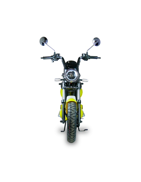 scooter electrique easy-watts e-bonsai jaune face avant