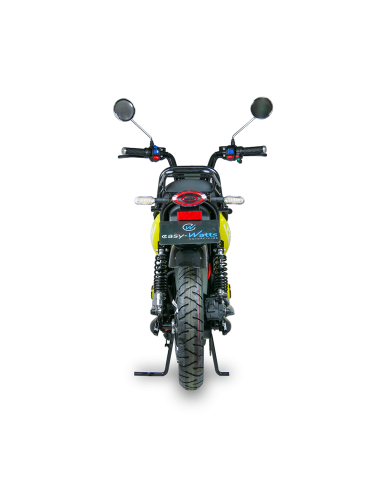 scooter electrique easy-watts e-bonsai jaune face arriere