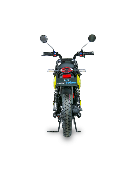 scooter electrique easy-watts e-bonsai jaune face arriere
