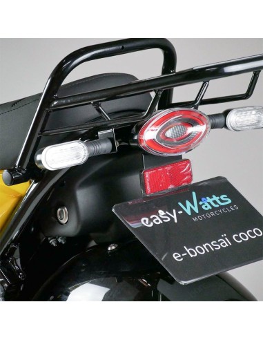 Scooter électrique easy-Watts e-bonsaï coco jaune porte-bagage