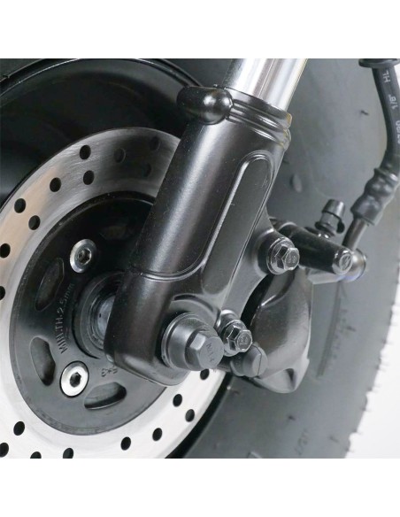 Scooter électrique easy-Watts e-bonsaï coco jaune disque de frein avant