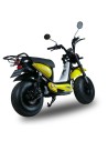 Scooter électrique easy-Watts e-bonsaï coco jaune trois quarts arrière droit