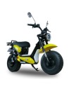 Scooter électrique easy-Watts e-bonsaï coco jaune trois quarts avant droit