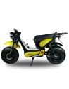 Scooter électrique easy-Watts e-bonsaï coco jaune profil gauche guidon plié
