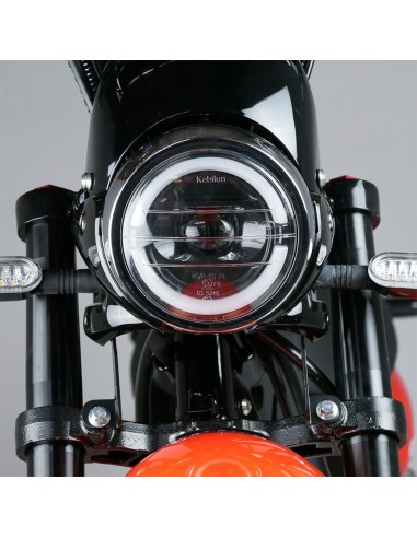 Scooter électrique easy-Watts e-bonsaï coco orange phare