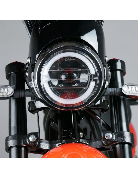 Scooter électrique easy-Watts e-bonsaï coco orange phare