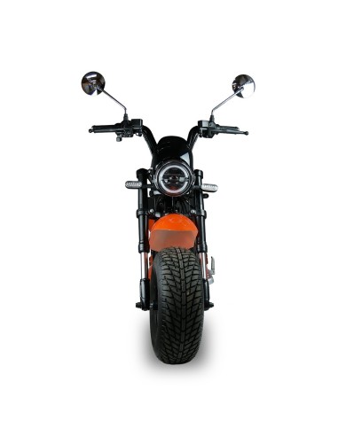 Scooter électrique easy-Watts e-bonsaï coco orange face avant