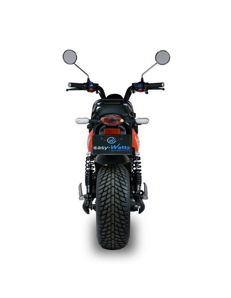 Scooter électrique easy-Watts e-bonsaï coco orange face arrière