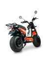 Scooter électrique easy-Watts e-bonsaï coco orange trois quarts arrière droit