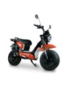 Scooter électrique easy-Watts e-bonsaï coco orange trois quarts avant droit