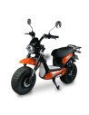 Scooter électrique easy-Watts e-bonsaï coco orange trois quarts avant gauche
